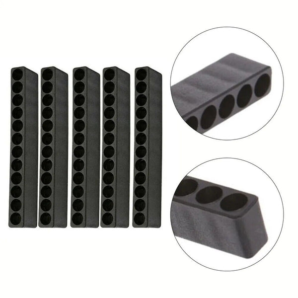 10/20PCS 12 Holes Hex Shank Storage Screwdriver Head-Bit Holder Holding Tool AUS