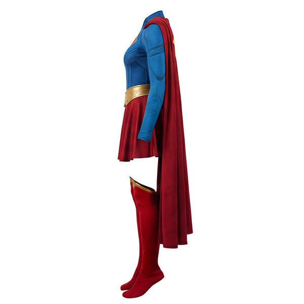 Halloween Kids Adult Fancy Dress Book Week Supergirl Kara Zor-El Cosplay Costume