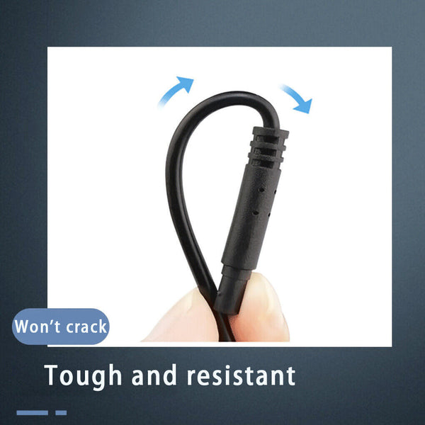 2PCS 2m 4-pin Car Reverse Camera Extension Cable (GS50) Dash Rear Backup Camera