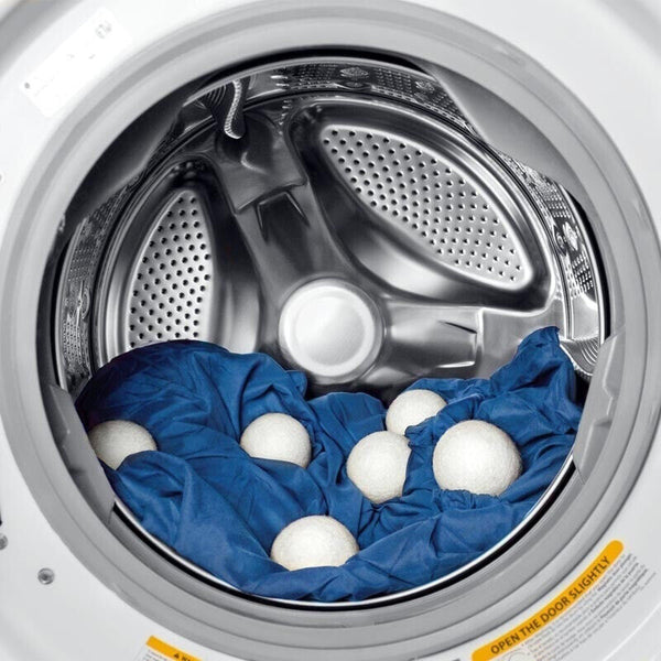 12x Reusable Wool Dryer Balls Drying Fabric Softner Clothes Wrinkles Reduce 6cm