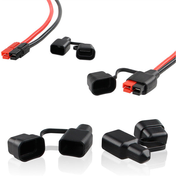4PCS Dust Cap Black Anderson Plug Cover Style Connectors Battery Caravan New AU