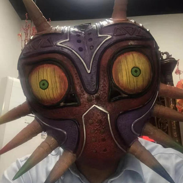 Purple Majora's Mask standard finish – Legend of Zelda cosplay mask