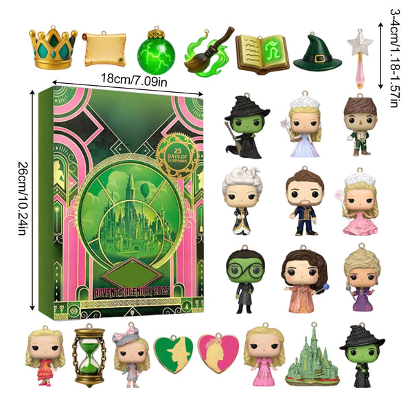 Wicked Advent Calendar 24 Days Surprises Countdown Christmas Girls Gifts Glinda