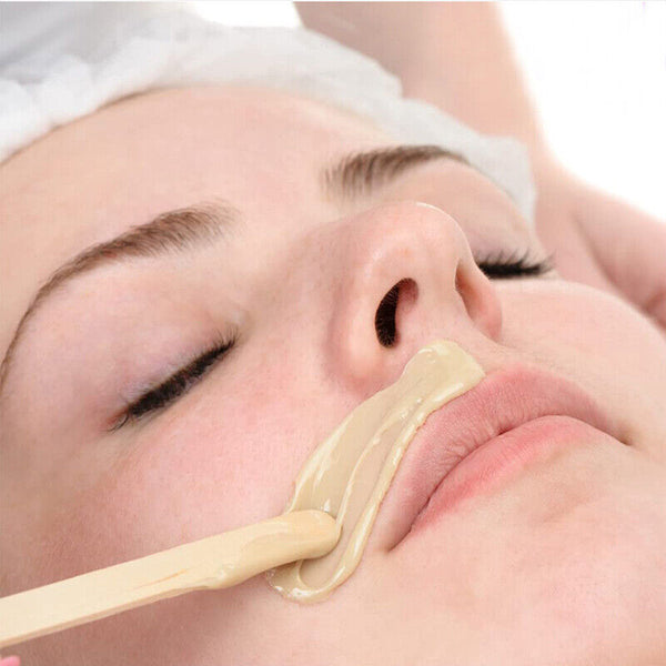 300x Waxing Spatula Wooden Stick Disposable Tongue Depressor Wooden Craft Stick