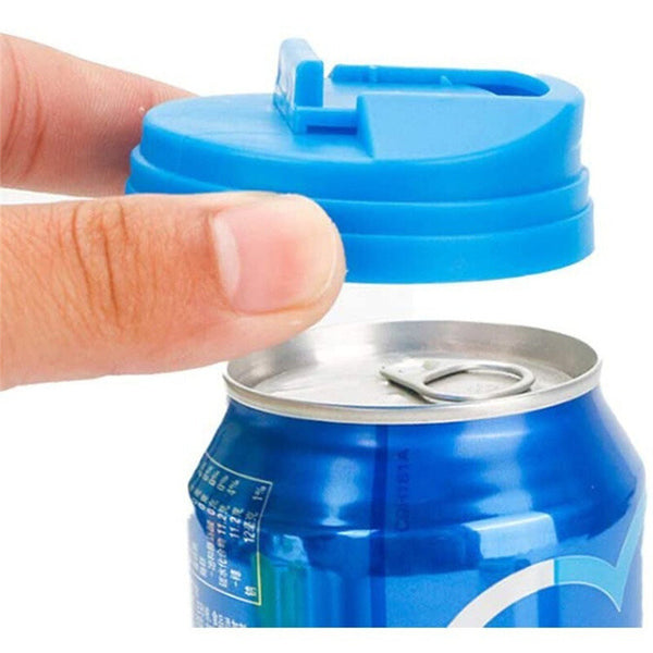 6PCS Beverage Can Lid Caps Reusable Soda Drink Covers Can Sealer Protectors