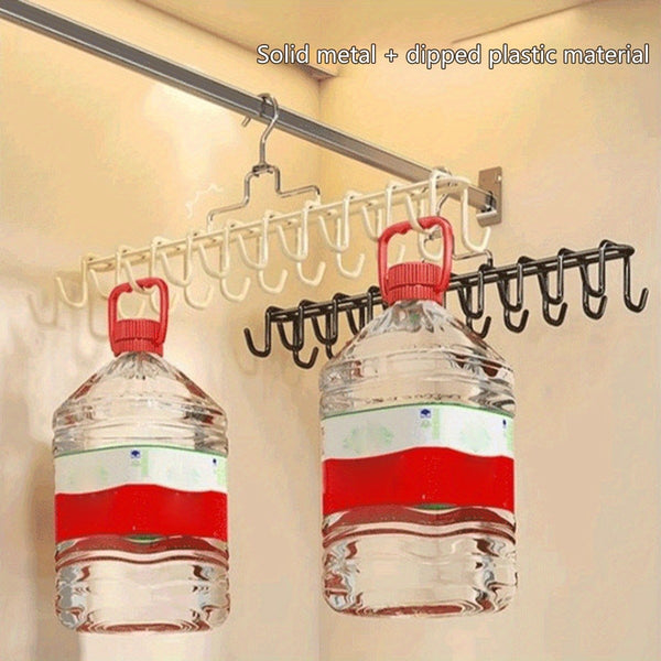 20-Hook Metal Closet Organizer Hanger | Space-Saving Camisole Bra Scarf Holder