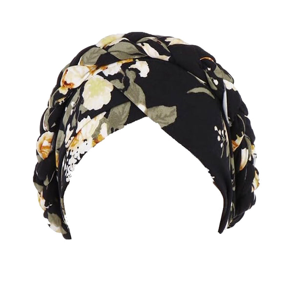 2X Women's Floral Chemo Cap Cancer Hat Muslim Hair Scarf Turban Hijab Head Wrap
