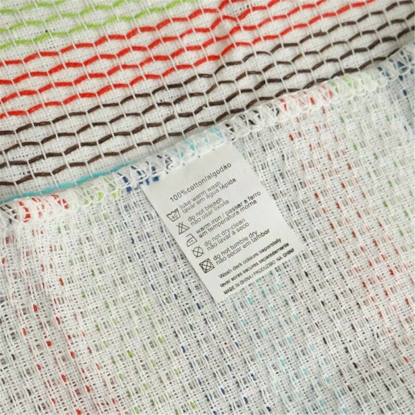 12PCS Dish Towels High Absorbent Cotton Kitchen cloth Tea Towels Wipes AU NEW