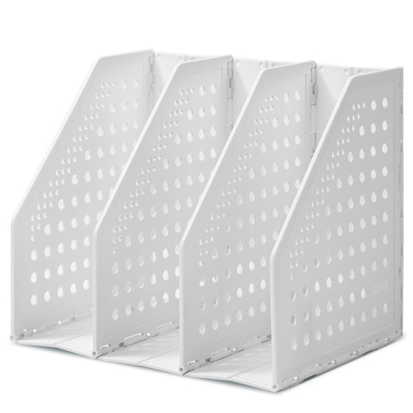 Adjustable Desktop Book Holder and File Organizer – Retractable Bookshelf Storage Rack for Desk