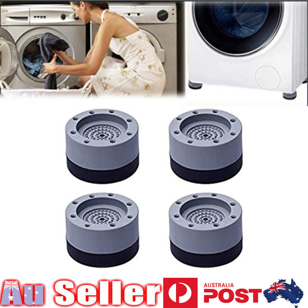 4x Washing Machine Support Pads Anti Vibration Leg Stopper Foot Pad Feet Pads AU