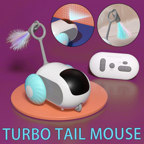 Turbo Tail 2.0 Cat Toy - 2024 Best Turbo Tail Mouse Cat Toy Remote Control Toy