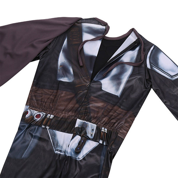 Mandalorian costume printed armour bodysuit detail – Star Wars