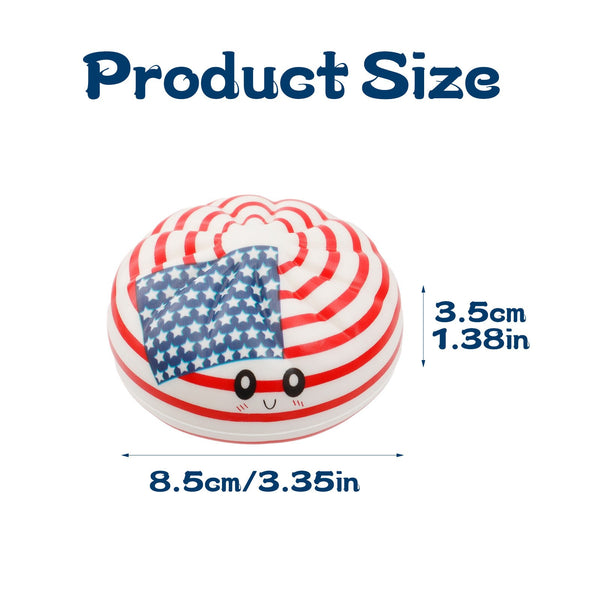 6X World Cup Giant Glitter Colorful Dumplings Squeeze Toy Dumpling Squishies Toy