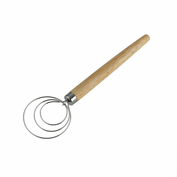 Baking Danish Dough Stainless Steel Wire Whisk Mixer Artisan Bread Mixing AU