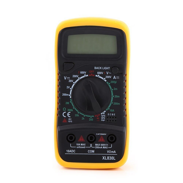 Digital Multimeter Portable Electrician Tester Multifunction Voltage Meter Tool