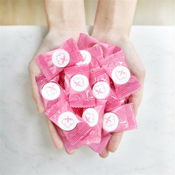 UP 100PCS Disposable Cotton Compressed Washcloth Face Towel Wet Wipe travel AU