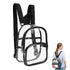 Transparent PVC Backpack Clear Travel School Bag | Security Stadium Hiking Rucksack