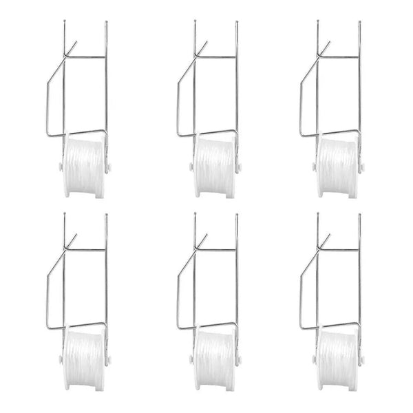 12X Greenhouse Tomato Trellis Support Rollerhook Roller Hook Twine Roller Spool