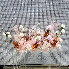 1.1M Artificial Flower Runner Arrangement Panel Wall Rose DIY Wedding Party Deco