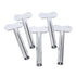 4x Stainless Steel Tube Toothpaste Squeezer Easy Key Dispenser Rolling Holder AU