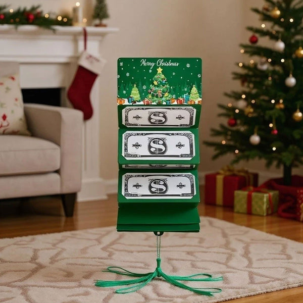 Christmas Money Holder Gift Card Holder – Holiday Surprise, Festive Design Xmas