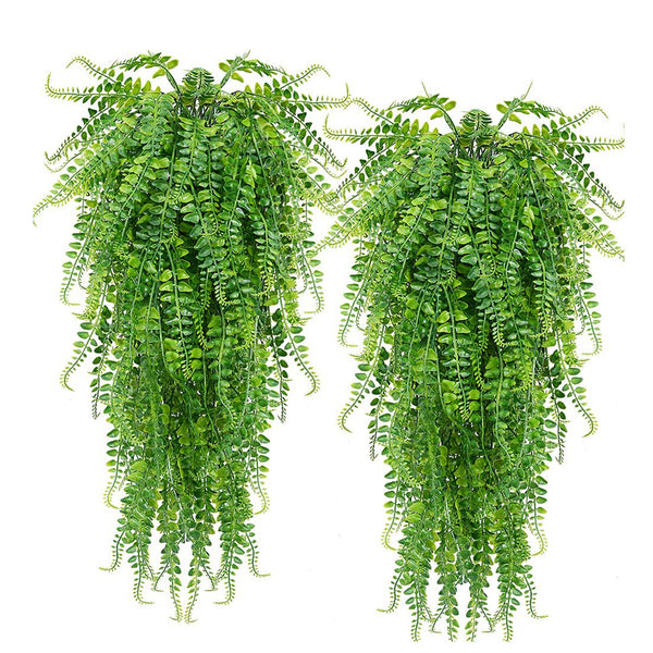 Artificial Hanging Plants - 3 Pack Ivy Vine Fake Greenery for Indoor & Outdoor Decor