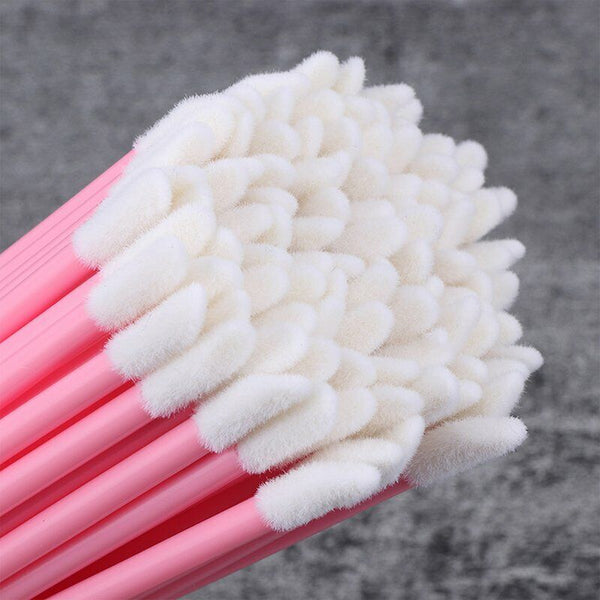 50/100/500/pcs Disposable Lip Brush Lip Wands Gloss Lipstick Applicator Brushes