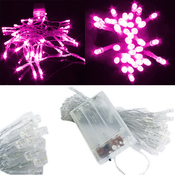 4M 40LED Battery Operated String Fairy Lights 5 Colours Party Wedding Christmas