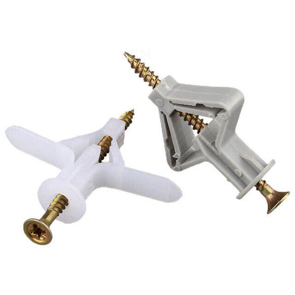 30PCS Toggle Cavity Fastener Dry Wall Anchors Drywall Anchor Plasterboard Screws