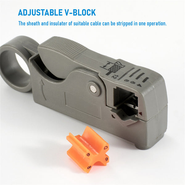 2x Automatic Wire Cutter Stripper Pliers Electrical Cable Crimper Terminal Tool