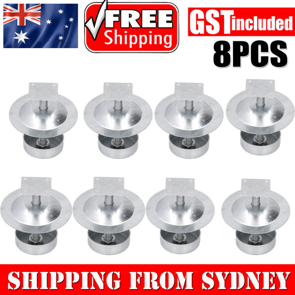 8x ant proof hive feet Stainless Steel hive stand hive legs ant-proof Bee tools