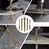 5PCS Titanium Ceramic Tile Glass Drill Bit Tungsten Carbide Cross Spear Head New