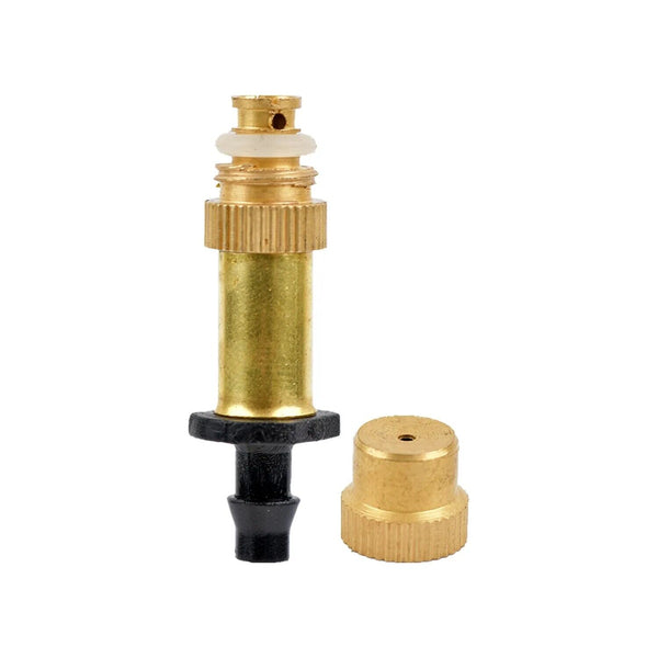 10-50x Adjustable Misting Nozzle Garden Patio Water Mister Brass Spray Sprinkler