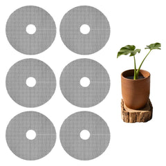 6PCS Plant Pot Soil Covers Garden Pot Mesh Guards Indoor Outdoor Plant Protector