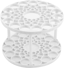 6pcs 360° Rotating Brush Holder Organizer | 46-Hole Makeup & Paint Brush Storage