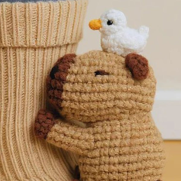 Animal slipper socks in sloth, highland cow, panda, capybara and koala designs