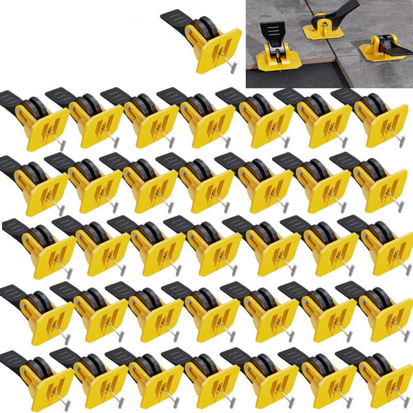 50pcs Tile Leveling System Clips Levelling Spacer Tiling Tool Floor Wall Wrench
