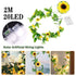 2M Artificial Sunflower Fairy String Light Home Party Wedding Lamp Decor Xmas AU