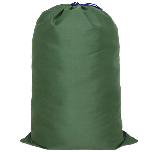 Canvas Drawstring Large Bag Pouch Clothes Craft Storage Laundry Army Green AUS