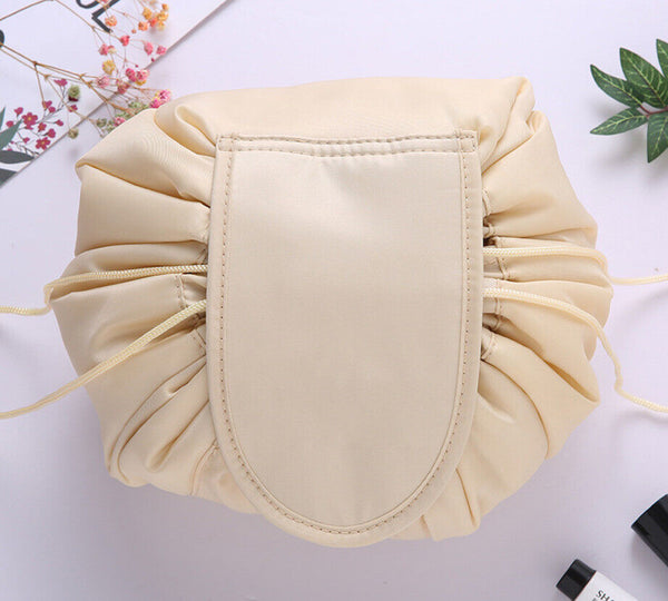Lazy Cosmetic Bag Printing Drawstring Makeup case Storage Bag Portable Travel AU
