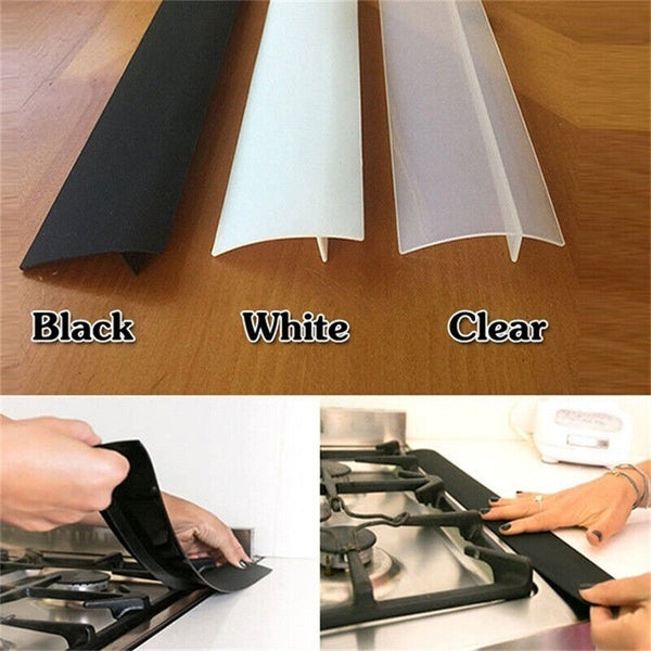Silicone Kitchen Stove Counter Gap Cover Oven Guard Spill Easy Clean Seal