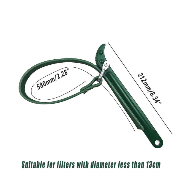 Oil Filter Belt Wrench Puller Strap Spanner Filter Cartridge Removal Tool New AU