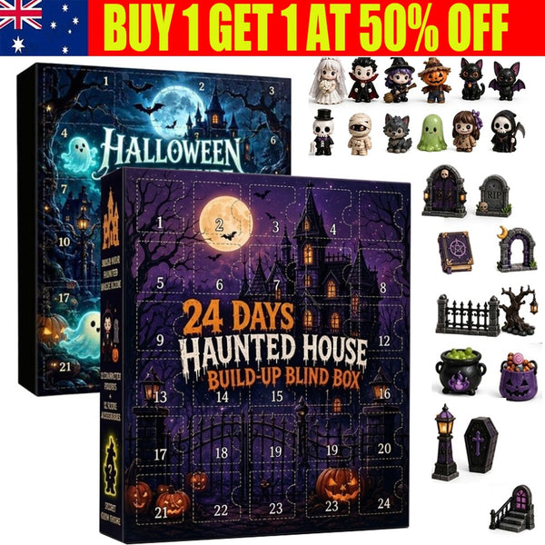 Halloween Advent Calendar 24 Days Horror Figures Countdown Toys Gift Set 2026