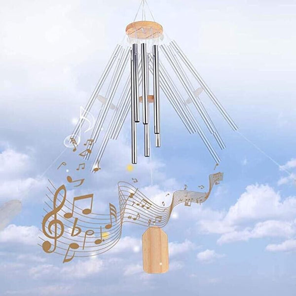 2pcs Large Deep Tone Windchime Chapel Bell Wind Chimes Outdoor Garden Home Decor