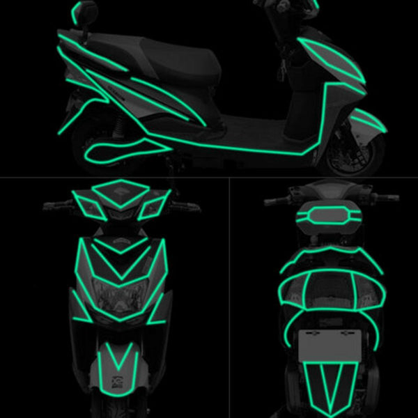 10PCS 300cmx10mm Luminous Tapes Self-adhesive Safety Home Decor Glow In The Dark