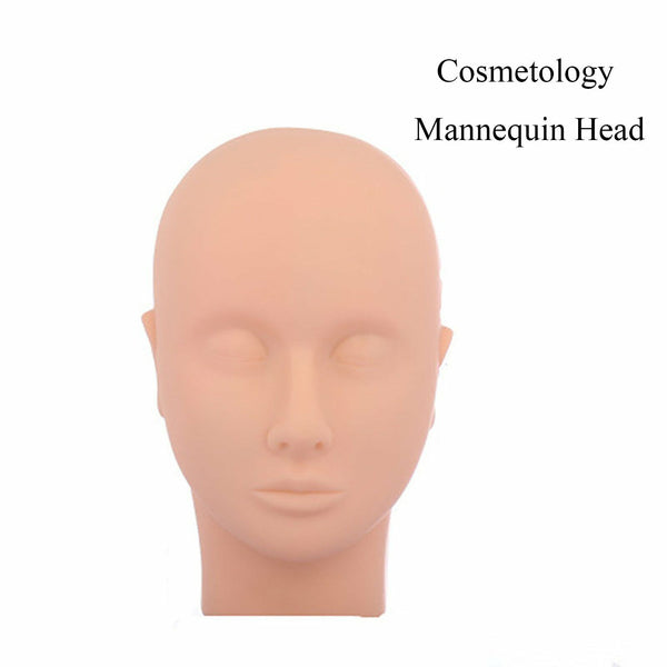 Mannequin Head Makeup Cosmetology Training Head w/ Practice Strip Lashes Set AU