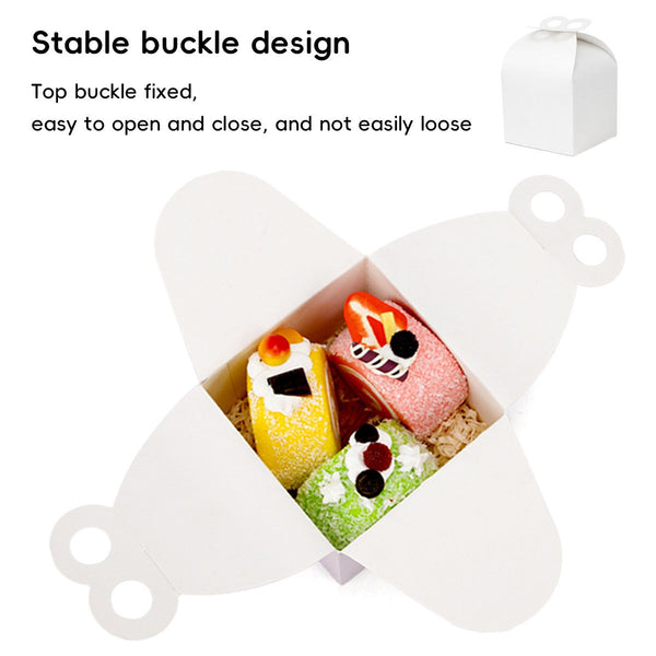 30PCS Candy Gift Boxes Wedding Party Favour Boxes Cardboard Treat Boxes Gold White Silver