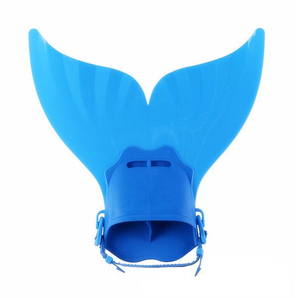Kids Mermaid Tail Fin Adjustable Monofin Swimming Flipper Diving Swimmable Tool