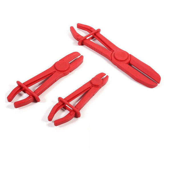 Flexible Fuel Oil Water Hose Clamp Line Pliers Pinch Off Set For Brakes Radiator