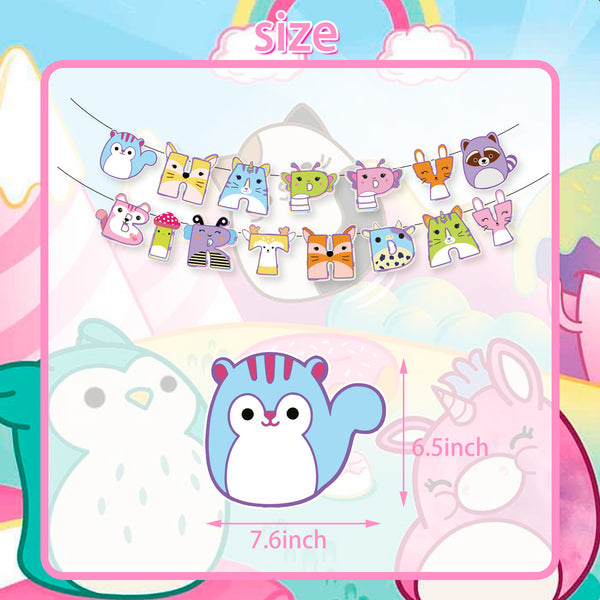 Pastel birthday party tableware and decorations range
